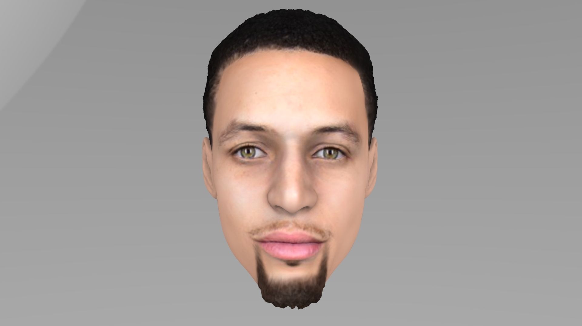 NBA Players heads 3D Model Collection_41