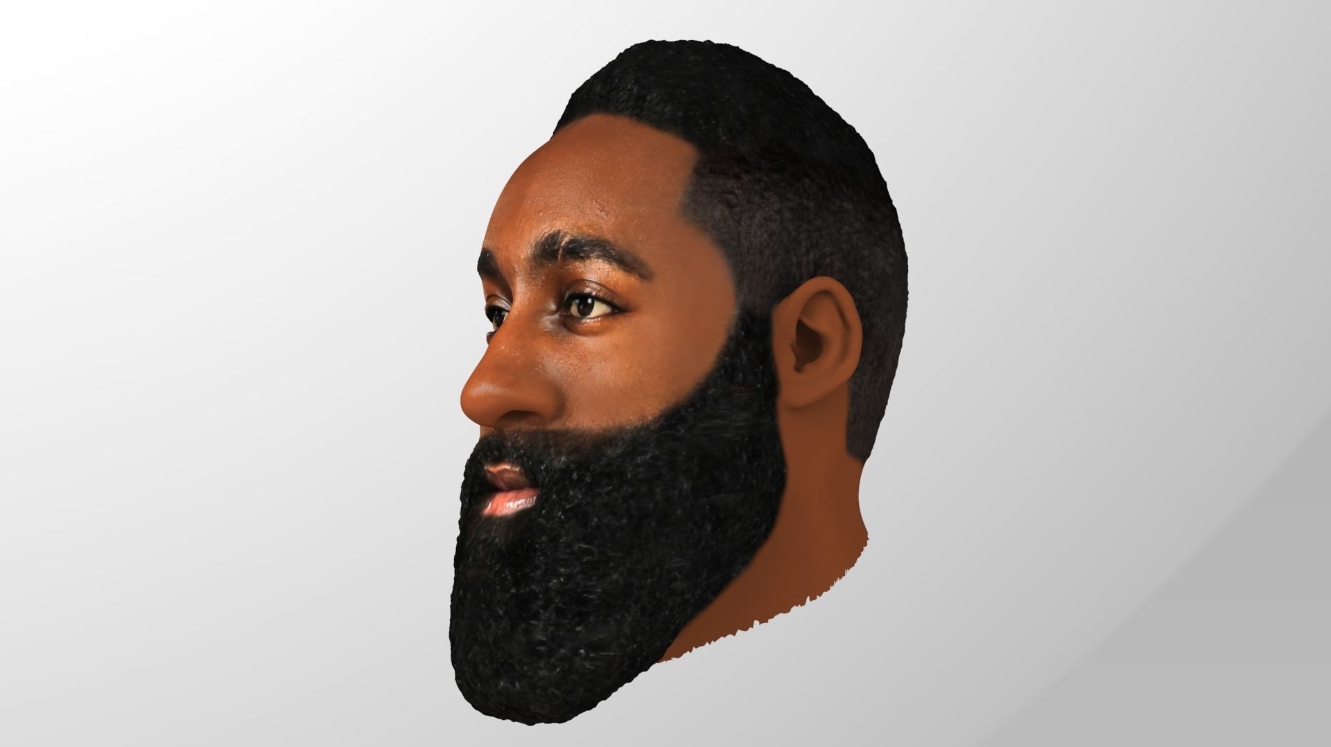 NBA Players heads 3D Model Collection_58