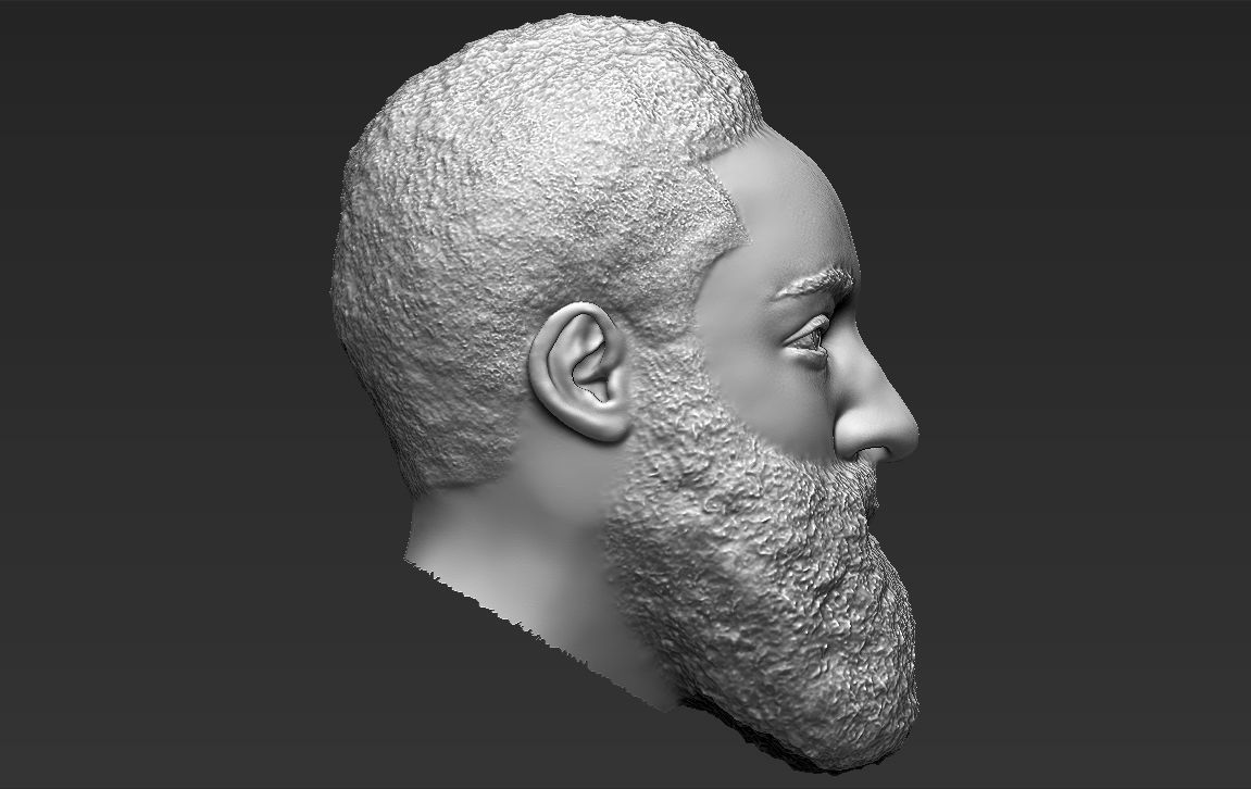 NBA Players heads 3D Model Collection_64