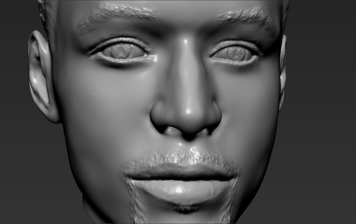 NBA Players heads 3D Model Collection_45