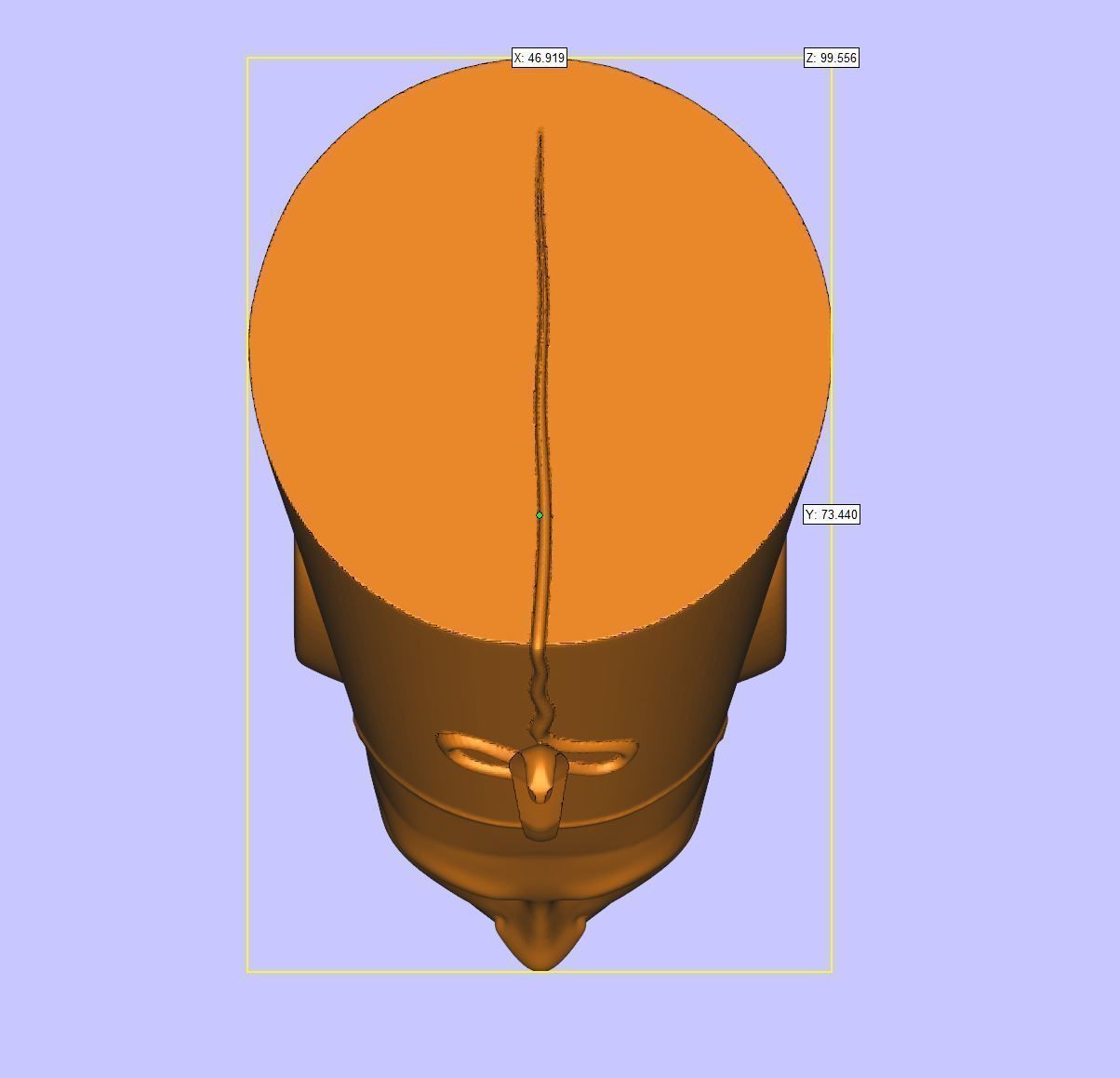 Nefertiti Bust restored 3D print model_6