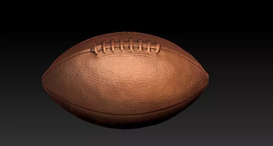 American football 3D print model