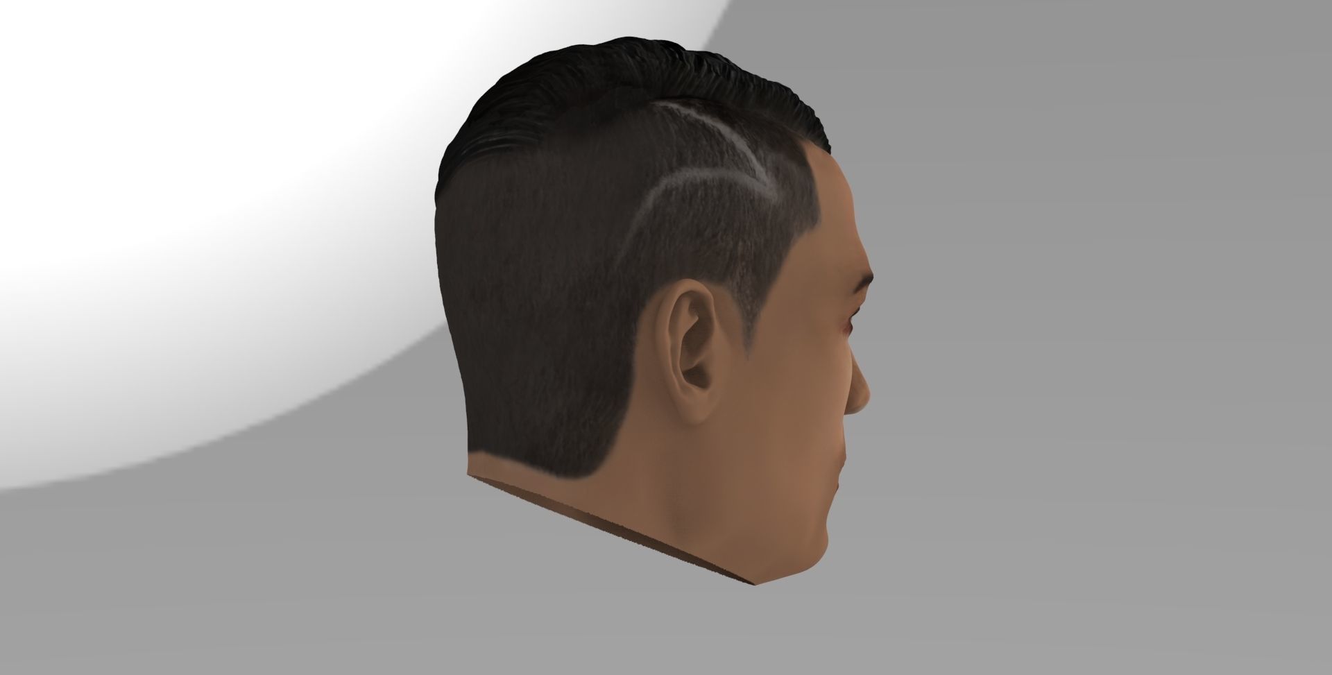 Famous Football Players heads 3D Model Collection_28