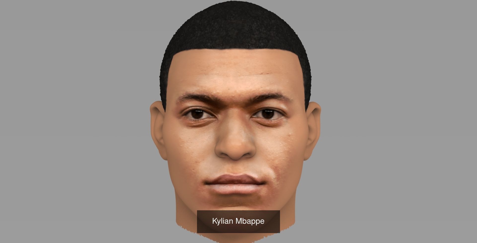 Famous Football Players heads 3D Model Collection_3