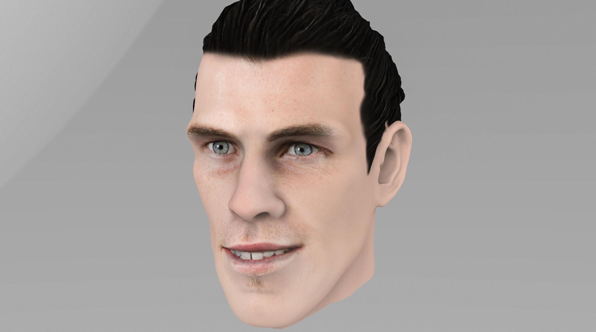 Famous Football Players heads 3D Model Collection_63