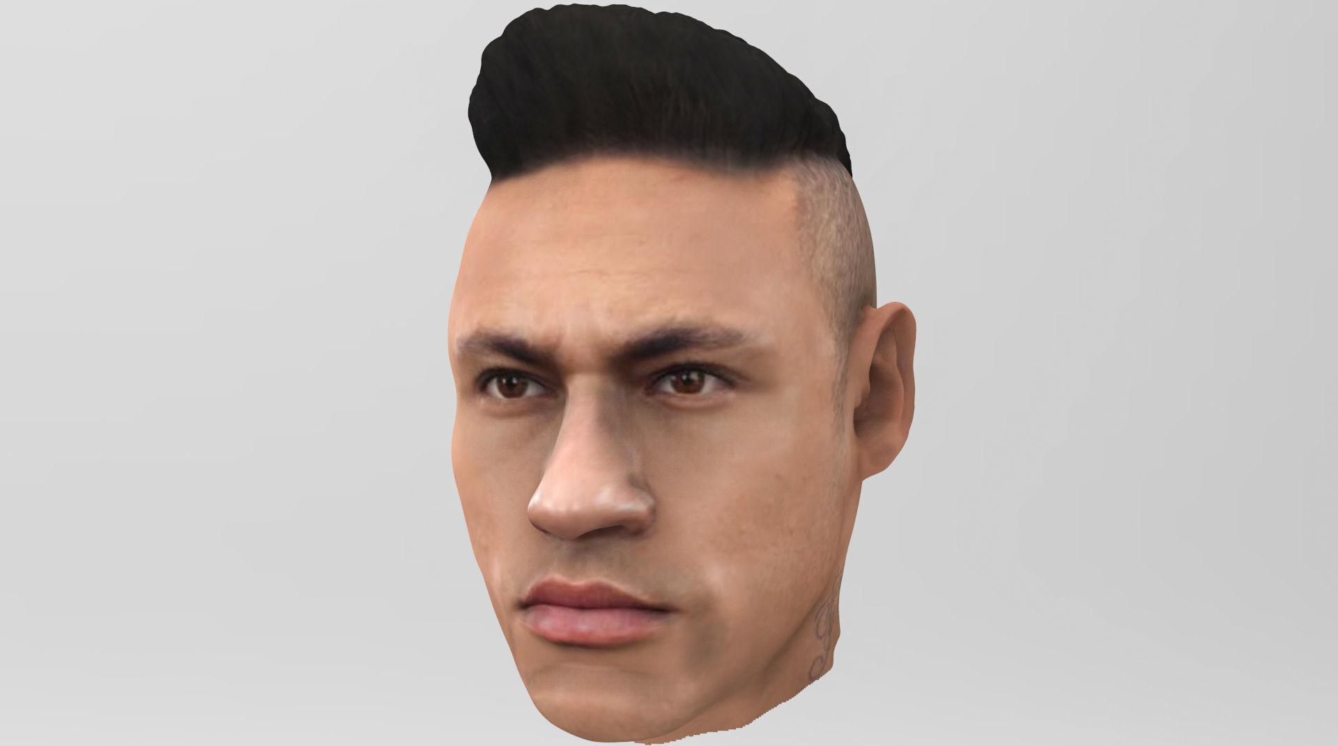 Famous Football Players heads 3D Model Collection_23