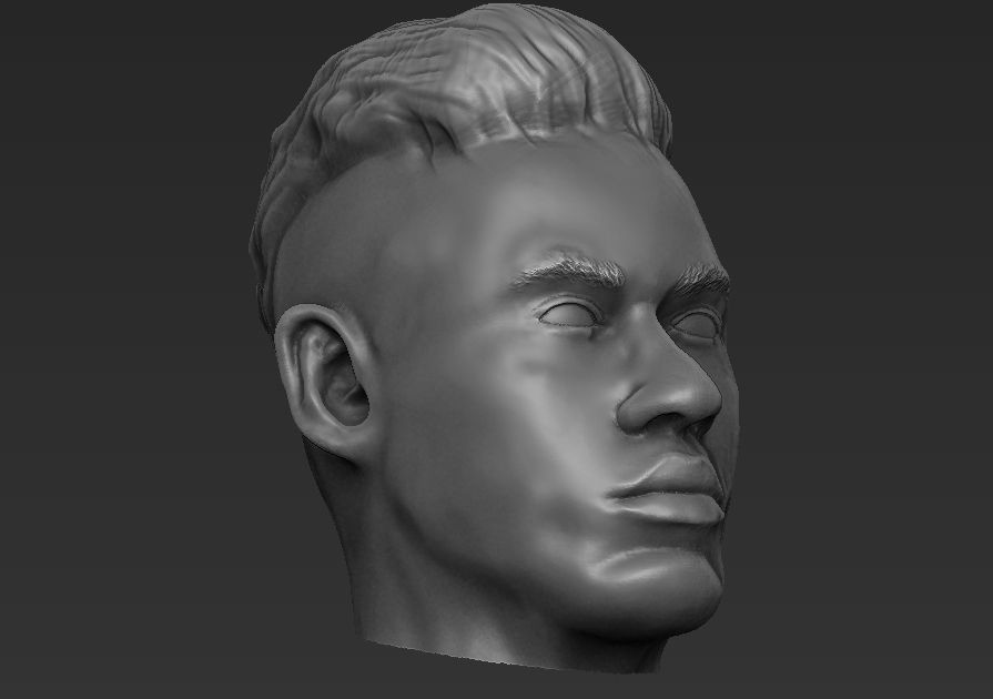 Famous Football Players heads 3D Model Collection_27