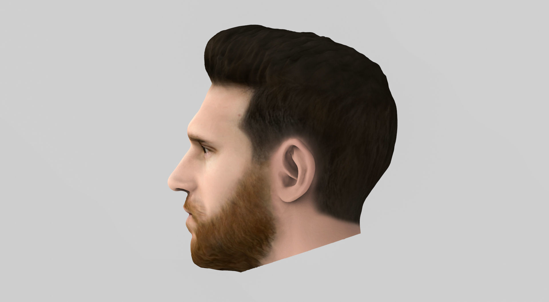 Famous Football Players heads 3D Model Collection_11