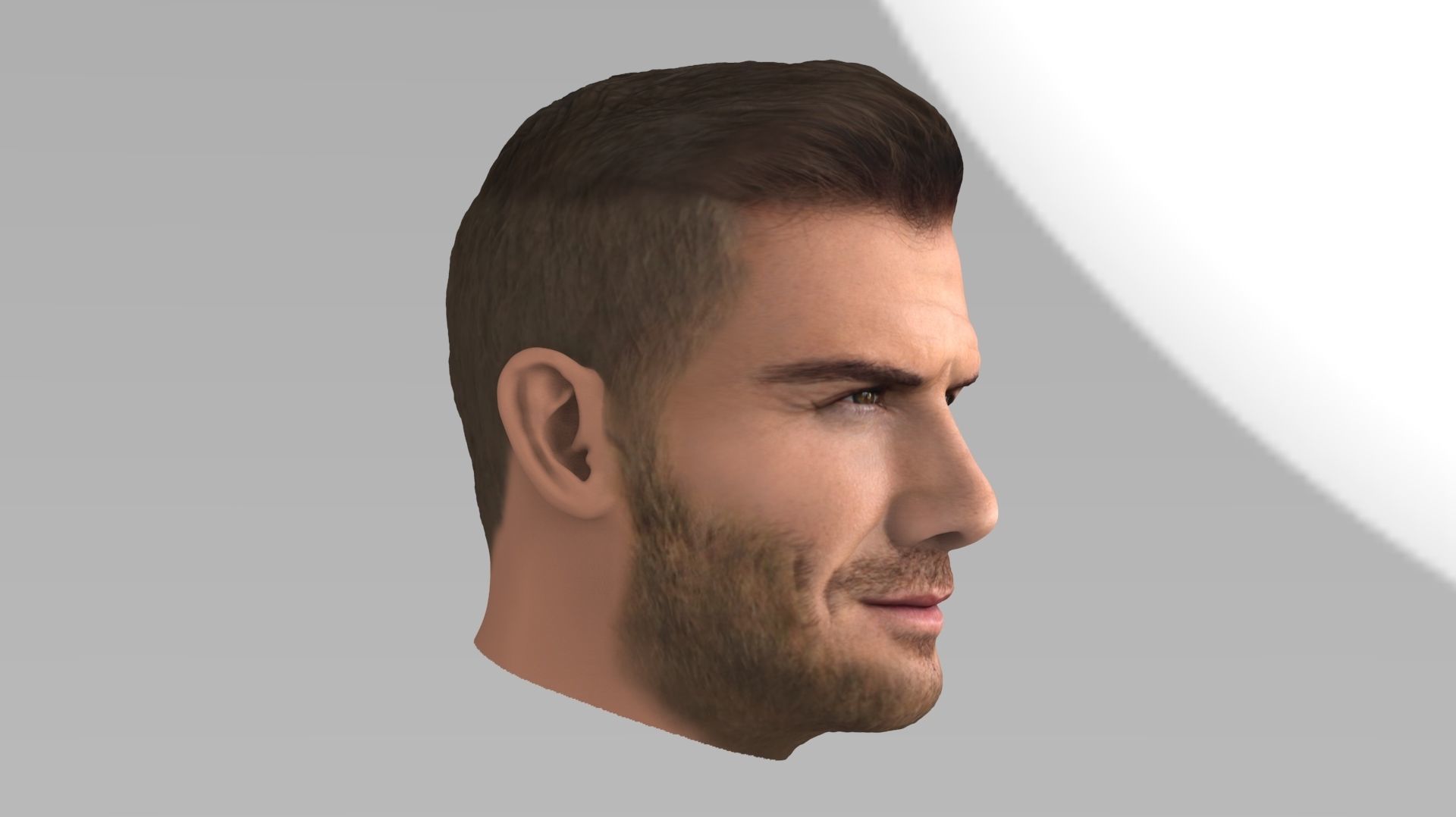 Famous Football Players heads 3D Model Collection_39
