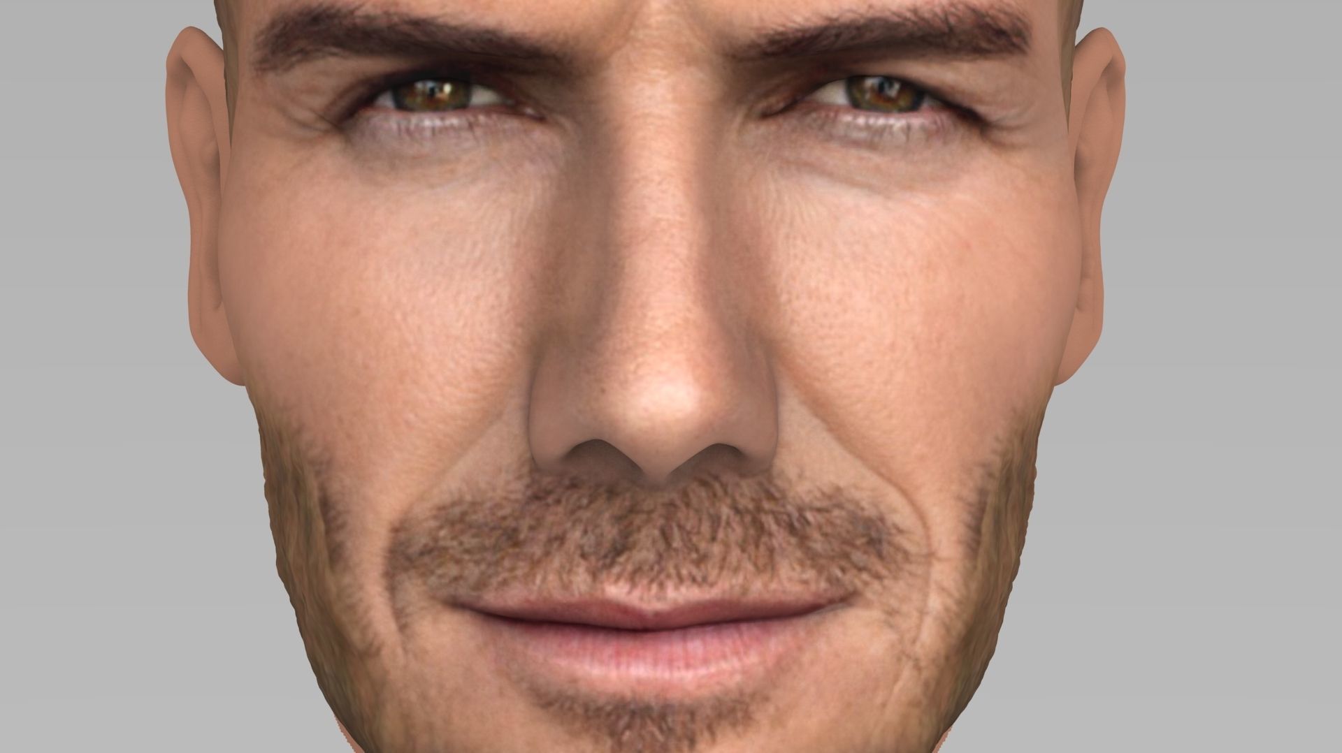 Famous Football Players heads 3D Model Collection_40