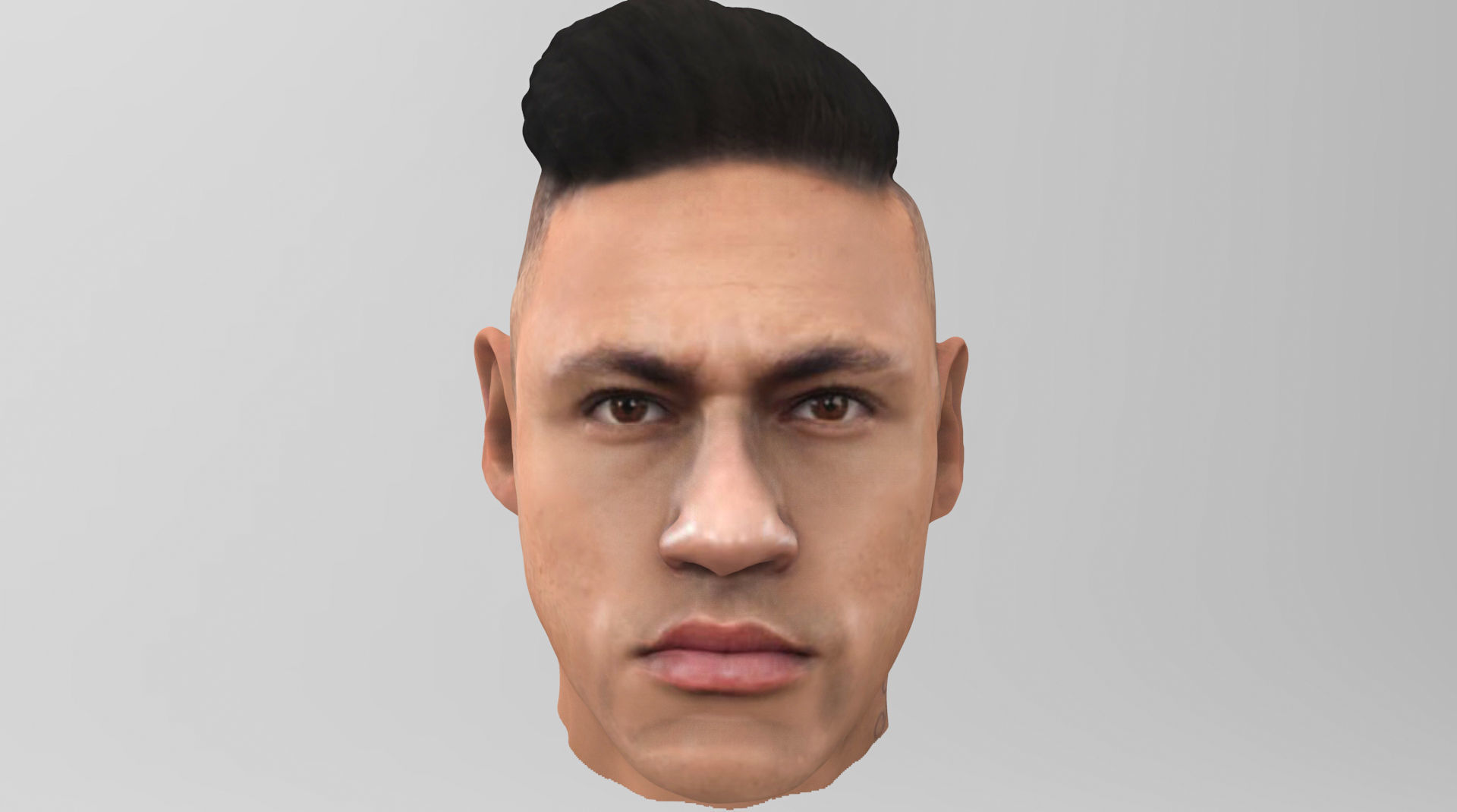 Famous Football Players heads 3D Model Collection_20