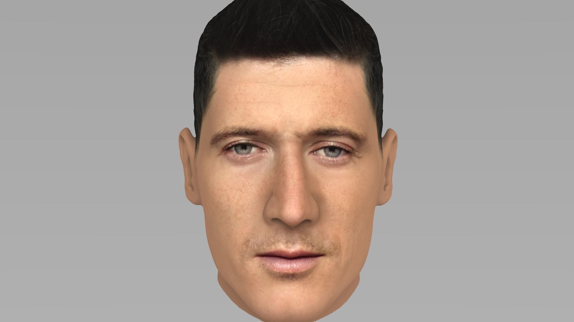 Famous Football Players heads 3D Model Collection_52