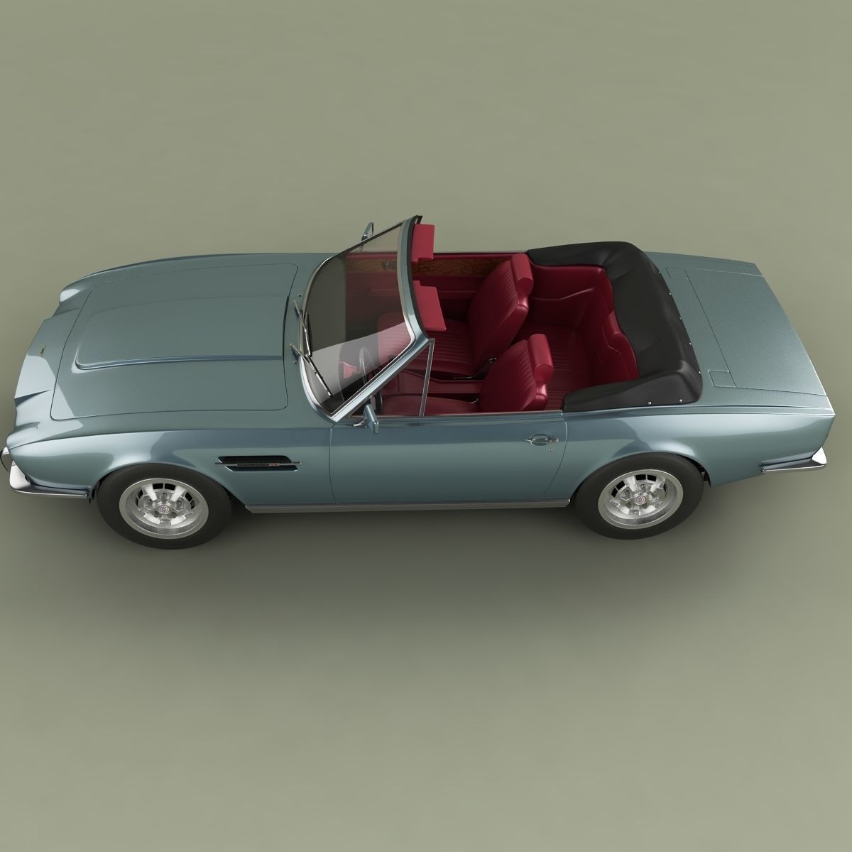 Aston Martin V8 Vantage Volante 3D model_6