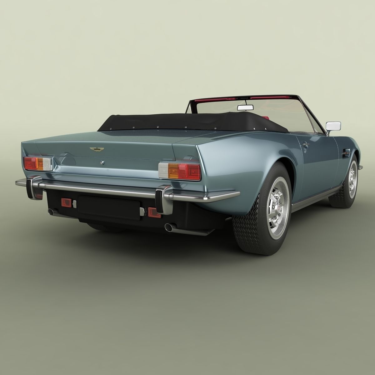 Aston Martin V8 Vantage Volante 3D model_2