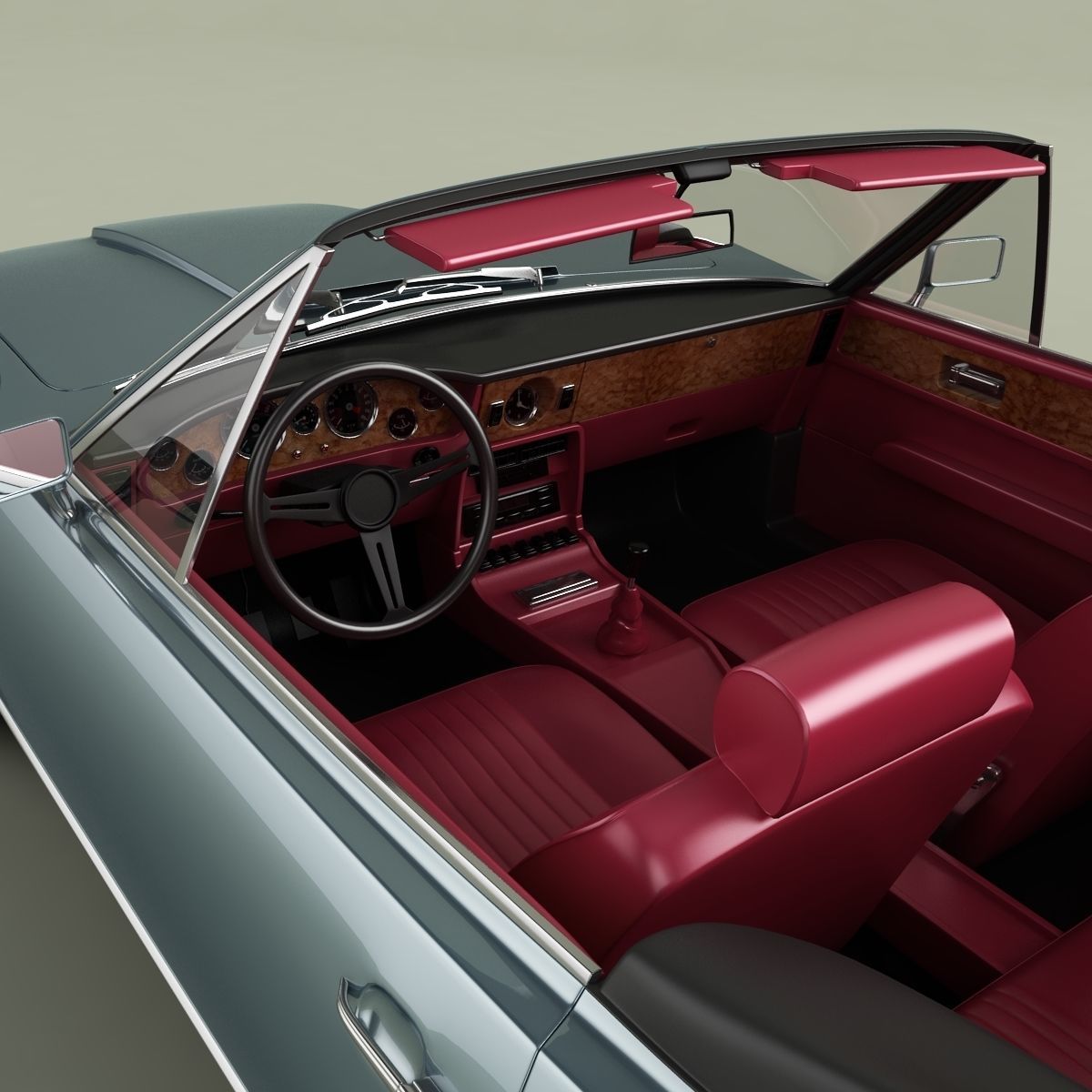 Aston Martin V8 Vantage Volante 3D model_8