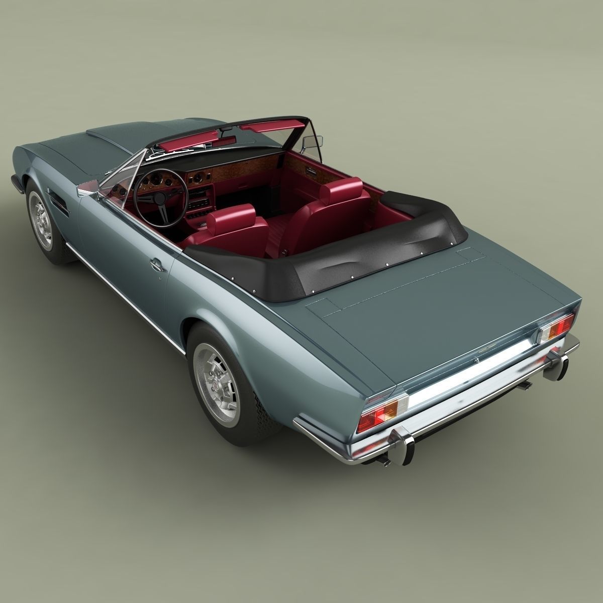 Aston Martin V8 Vantage Volante 3D model_7
