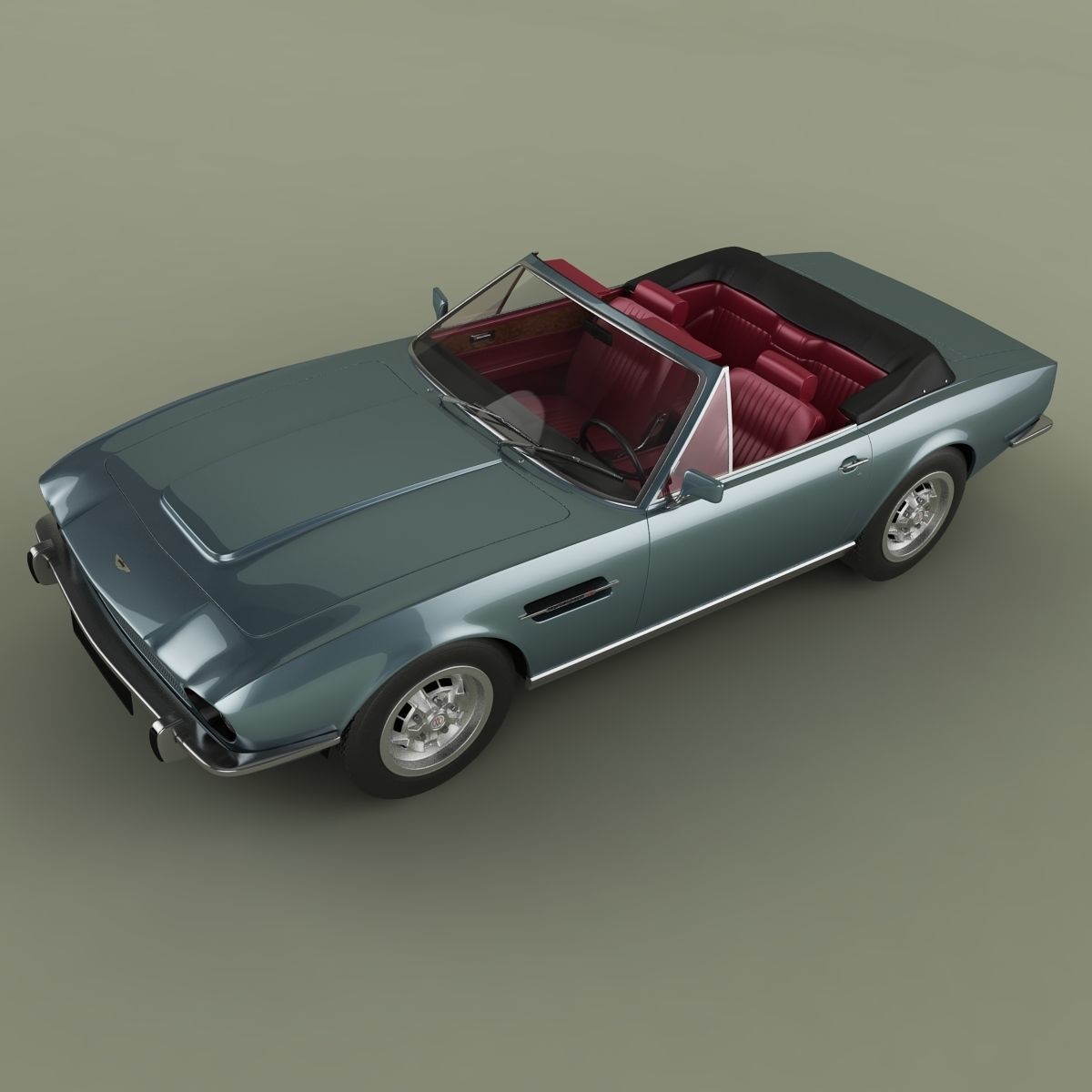 Aston Martin V8 Vantage Volante 3D model_5