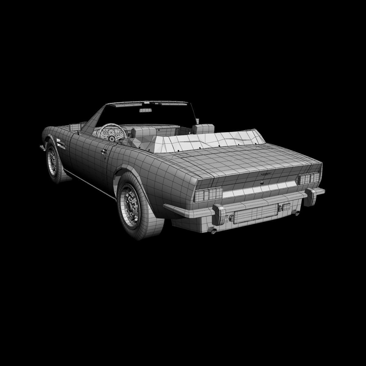 Aston Martin V8 Vantage Volante 3D model_15