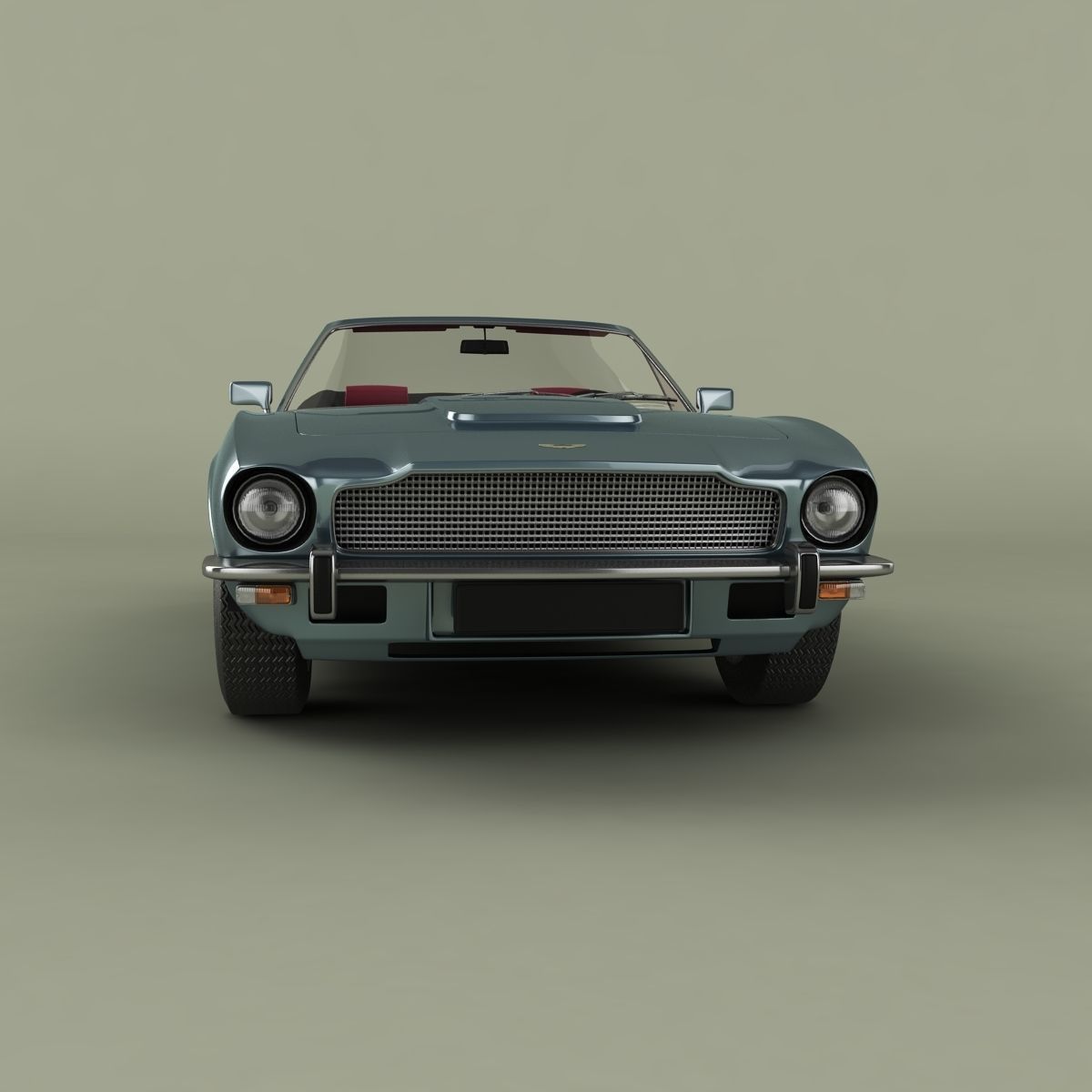 Aston Martin V8 Vantage Volante 3D model_4
