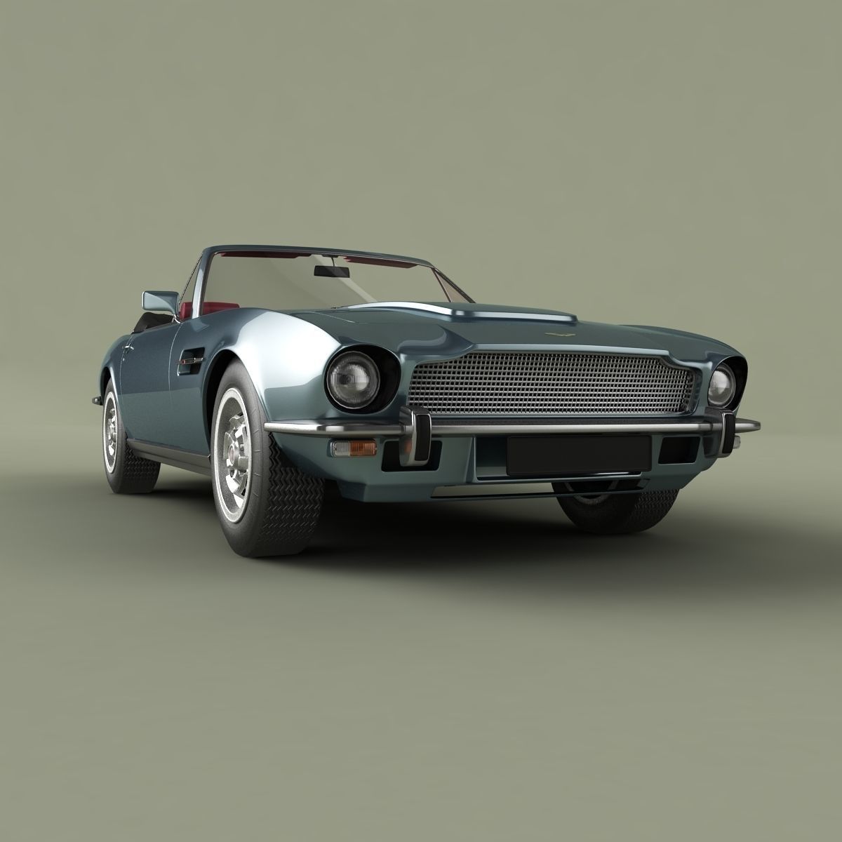 Aston Martin V8 Vantage Volante 3D model_9