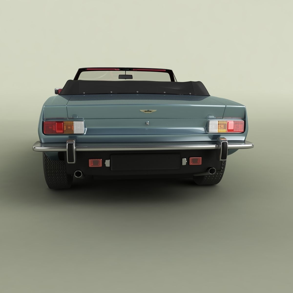 Aston Martin V8 Vantage Volante 3D model_3