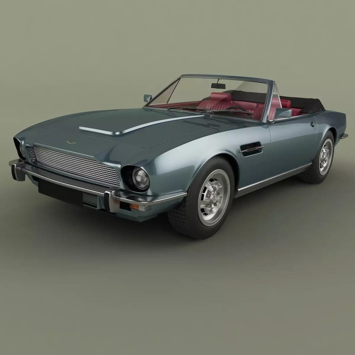 Aston Martin V8 Vantage Volante 3D model_0