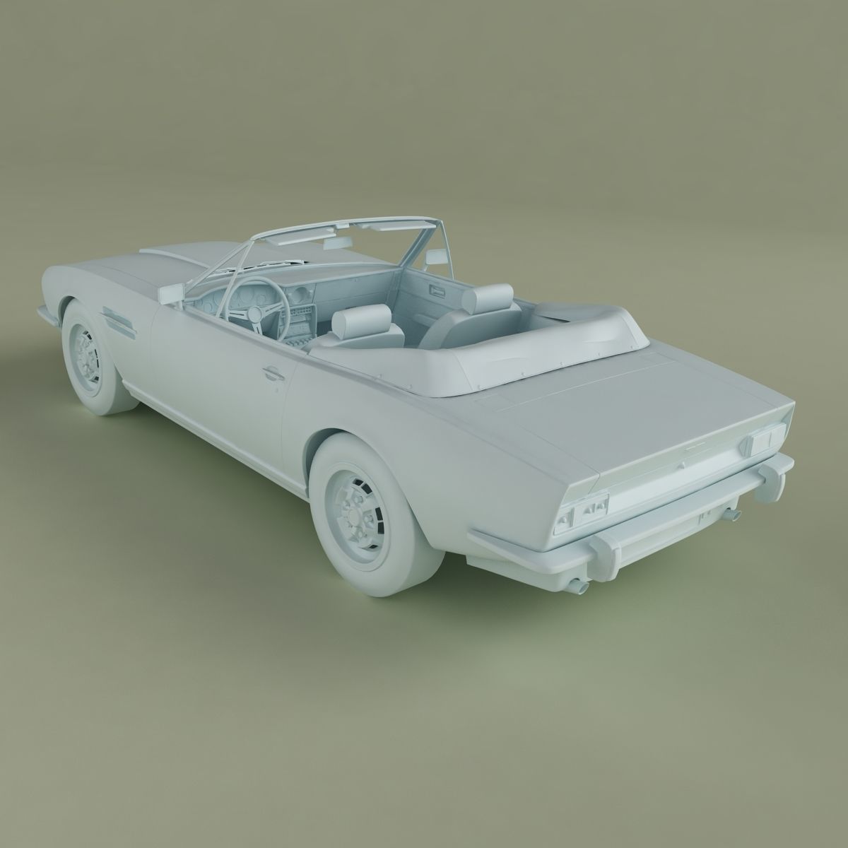 Aston Martin V8 Vantage Volante 3D model_12