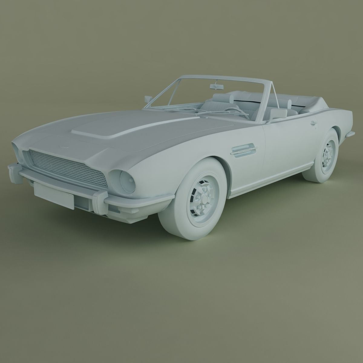 Aston Martin V8 Vantage Volante 3D model_10