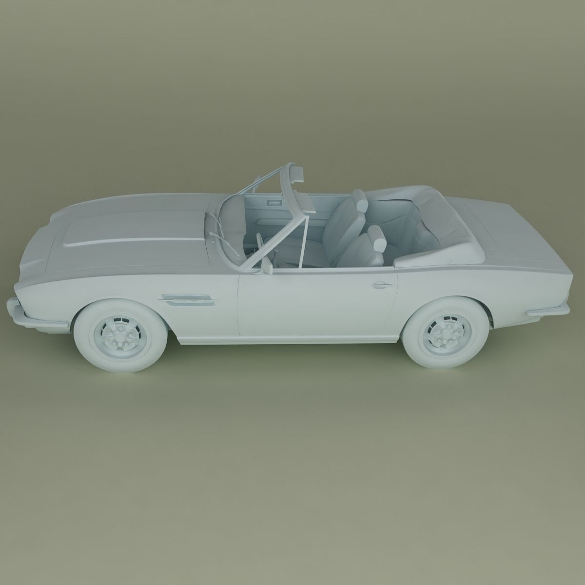 Aston Martin V8 Vantage Volante 3D model_11