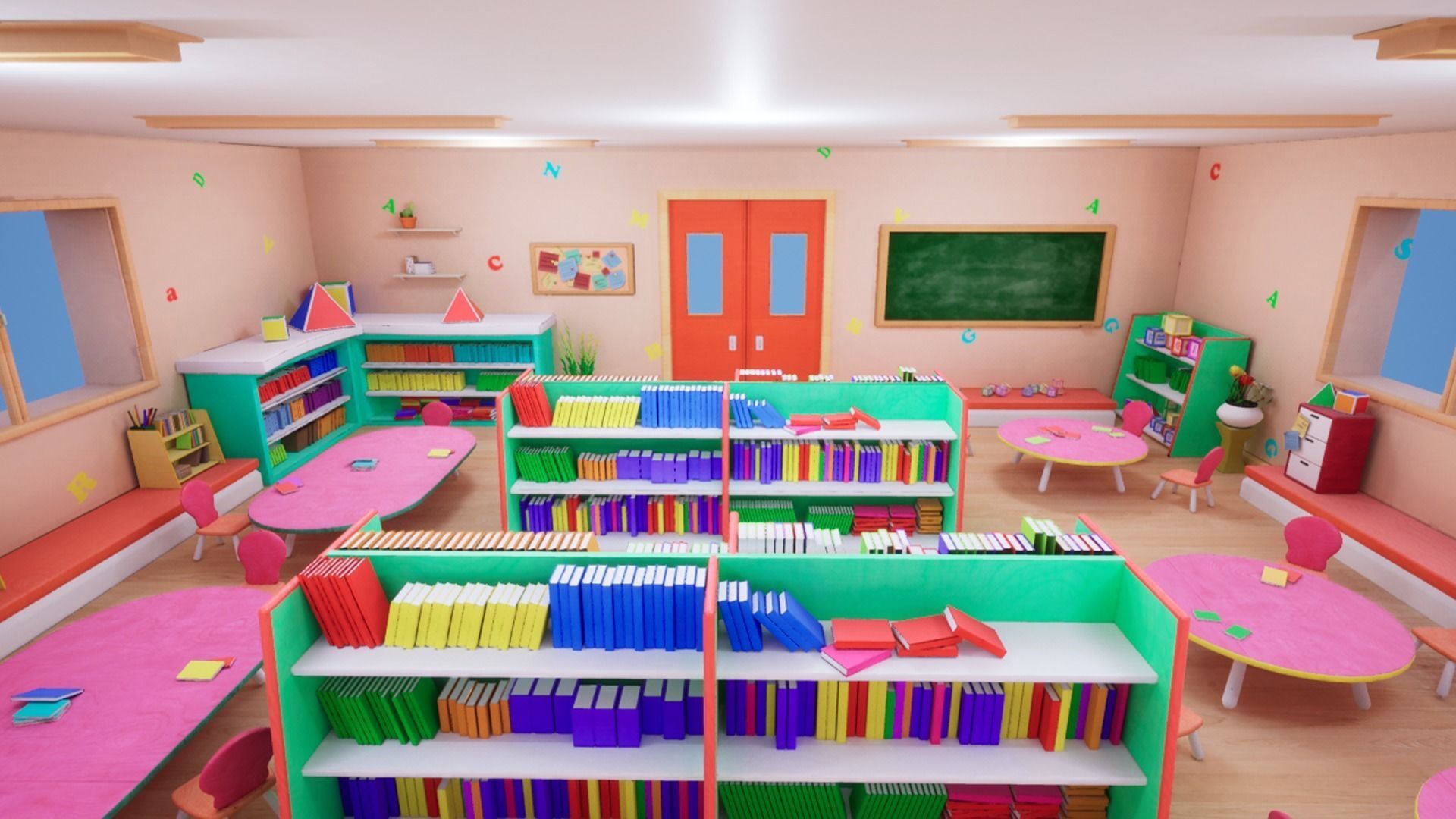 Asset - Cartoons - Background 02 - Hight Poly 3D model_19