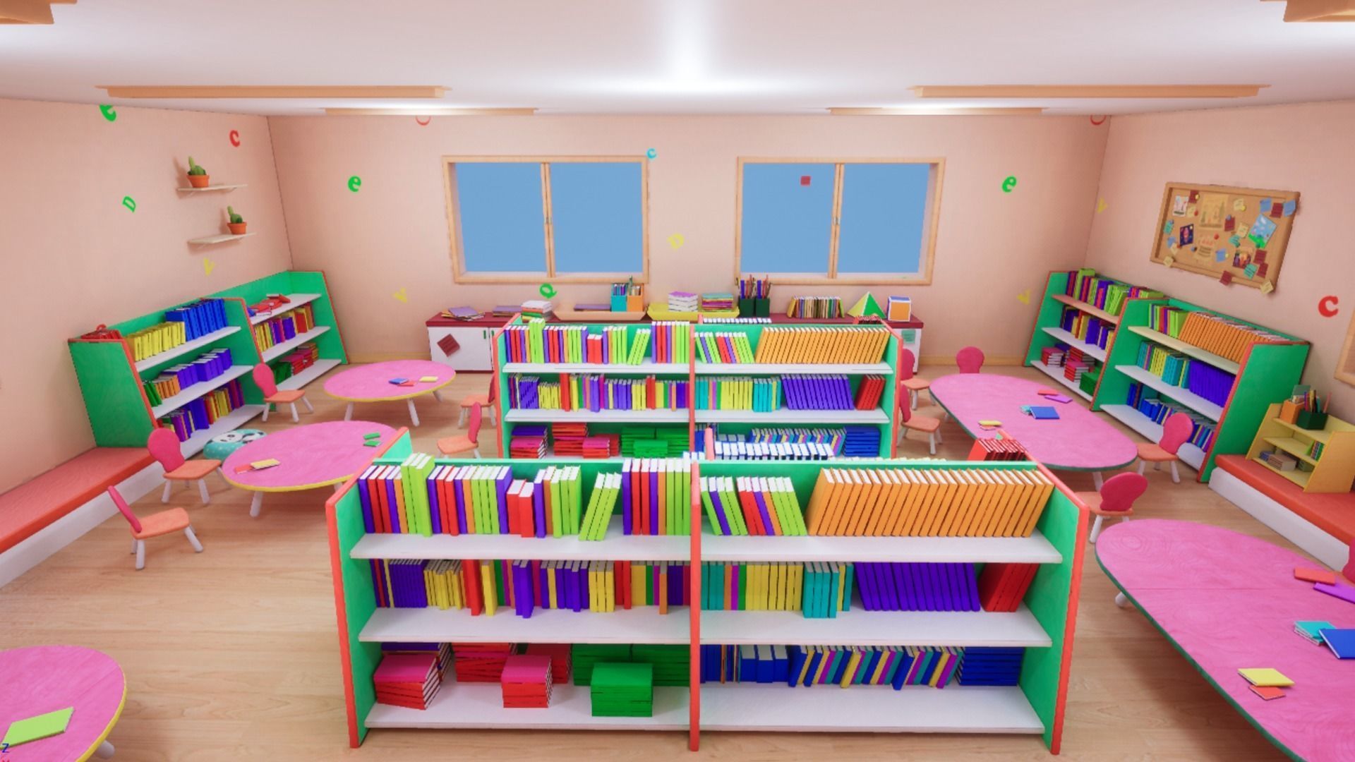 Asset - Cartoons - Background 02 - Hight Poly 3D model_20