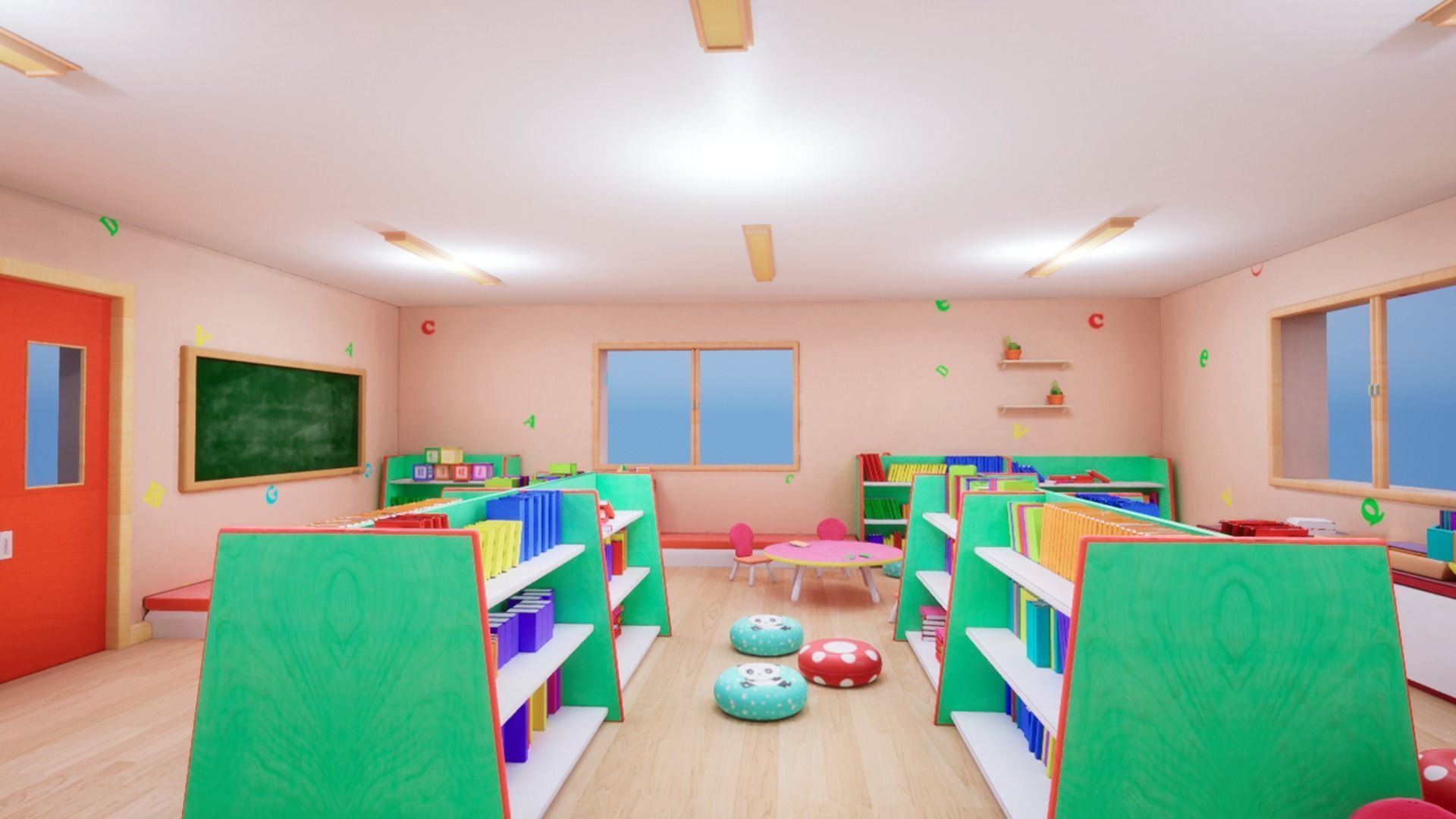 Asset - Cartoons - Background 02 - Hight Poly 3D model_18