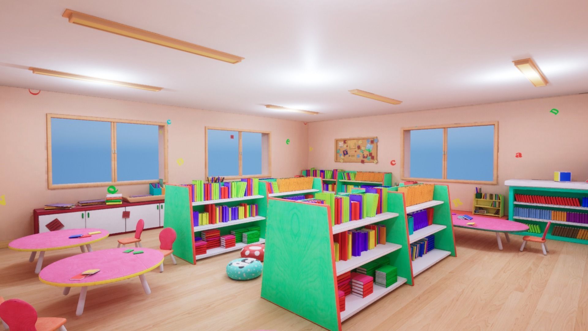 Asset - Cartoons - Background 02 - Hight Poly 3D model_17