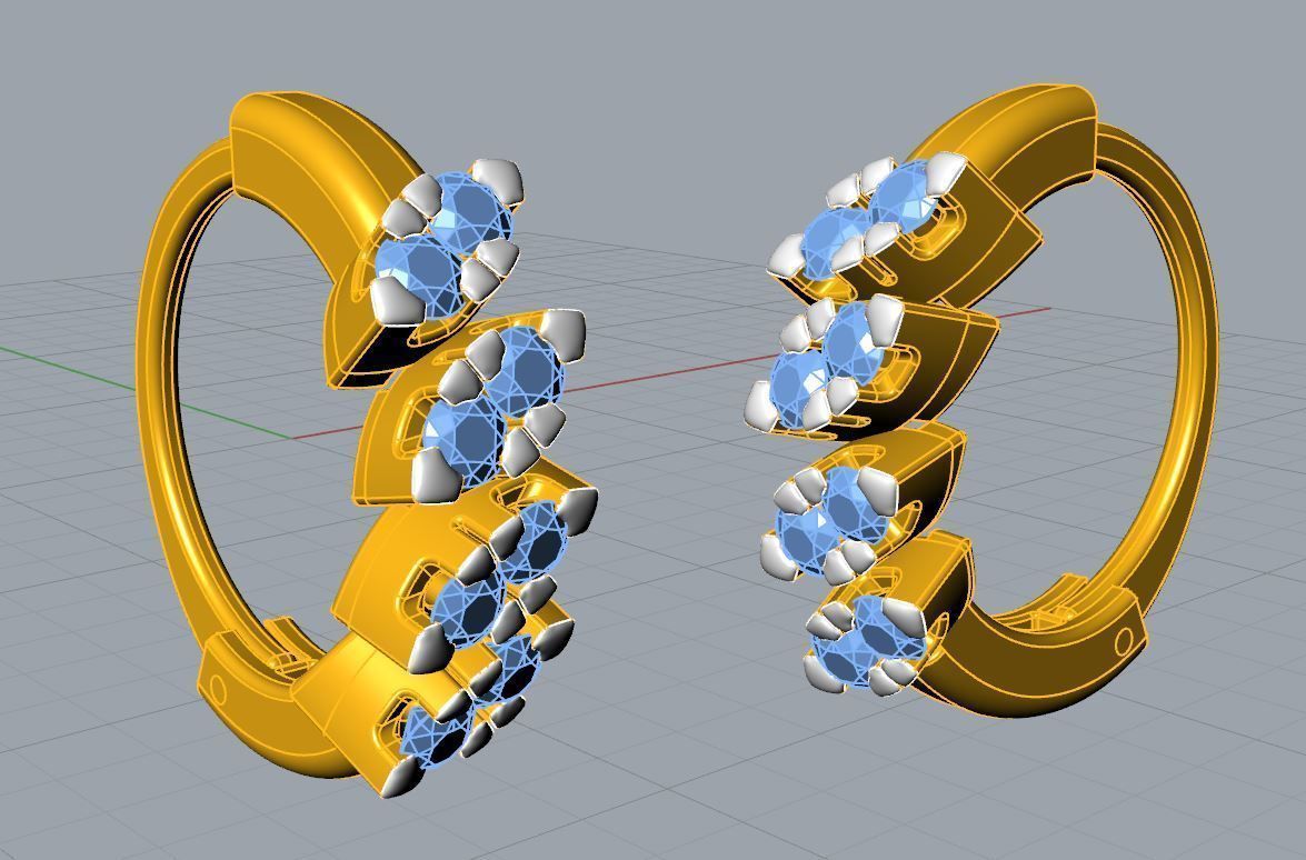 Dhruti Nose Ring 3D print model_7