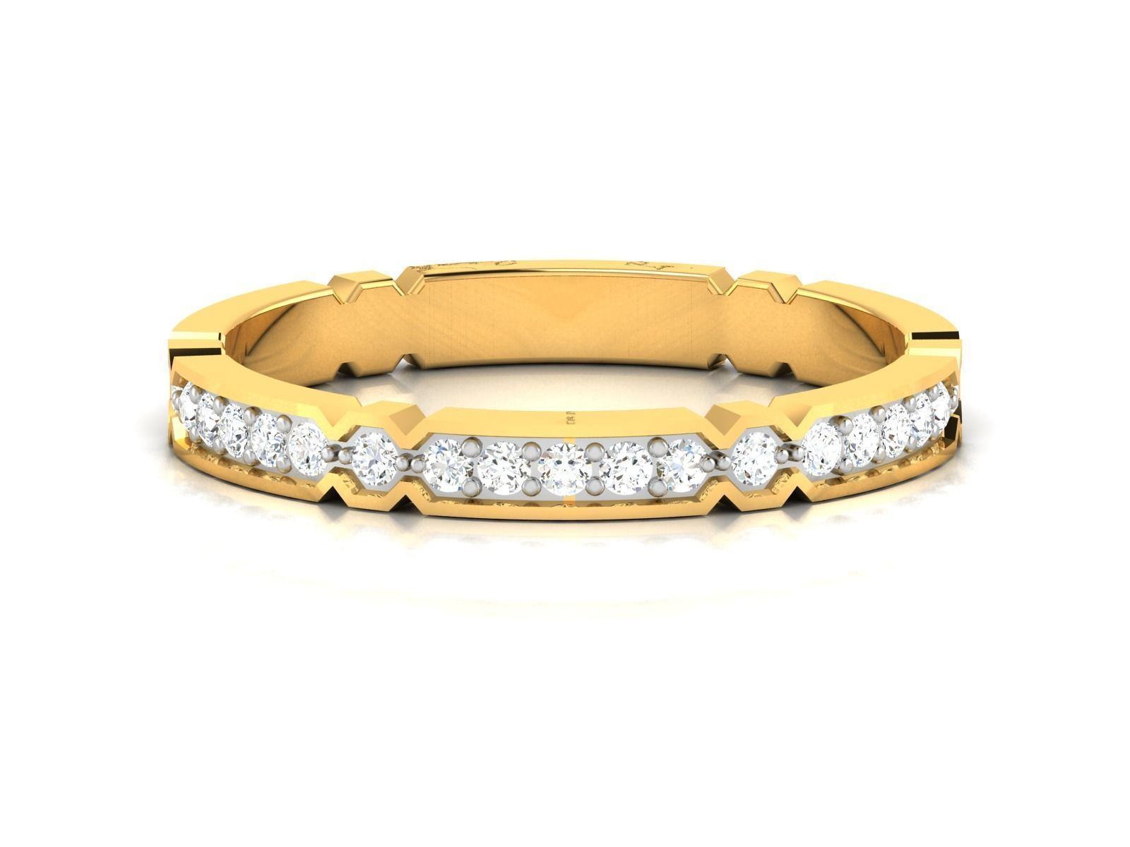 Solitaire ring 3dm stl render detail 3D print model 3D print model_8