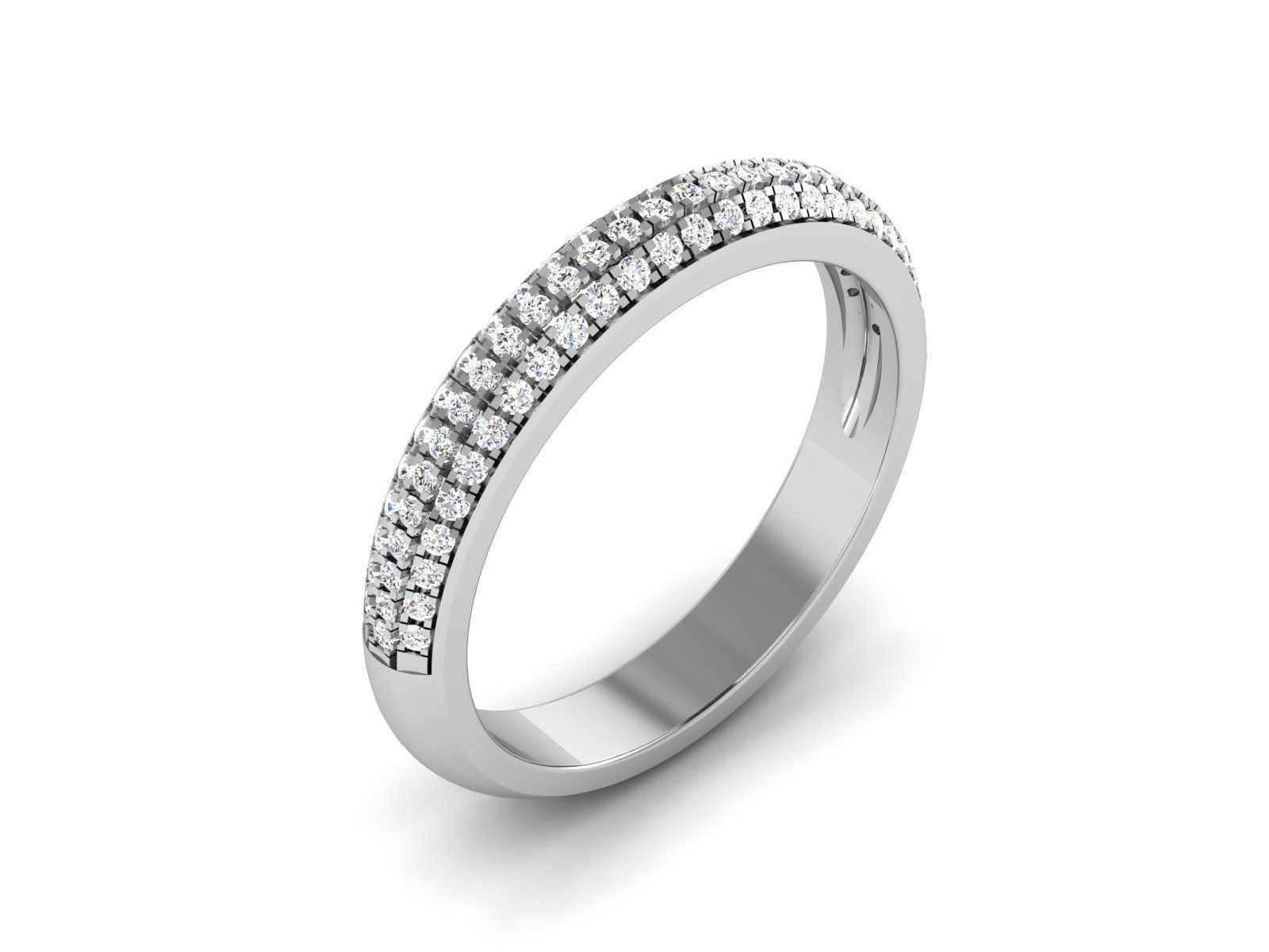 Solitaire ring 3dm stl render detail 3D print model 3D print model_2