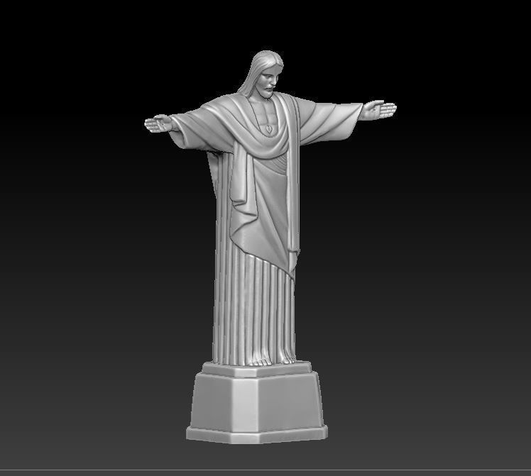 Cristo Redentor 3D print model_3