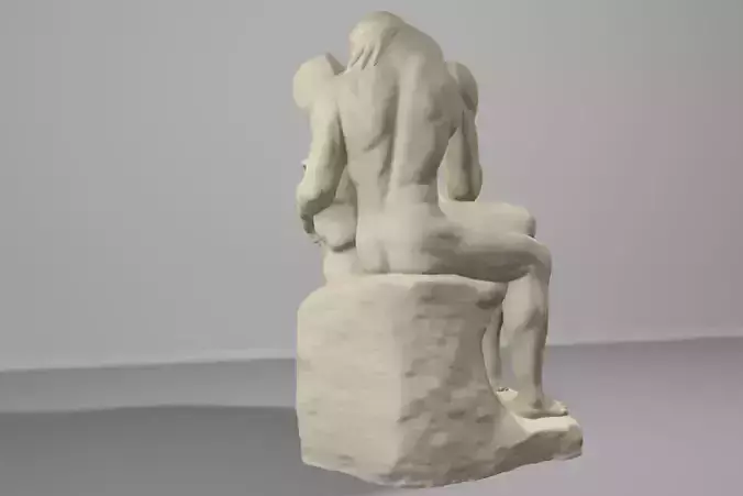 rodin the kiss  3D model