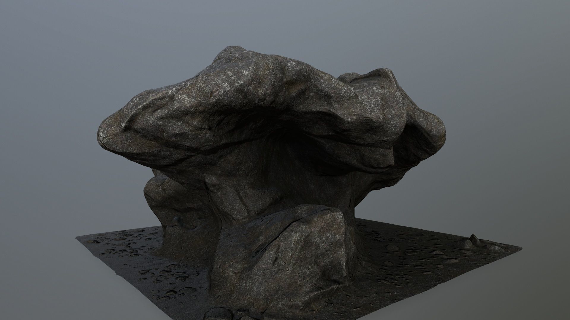 rocks rock Low-poly 3D model_5
