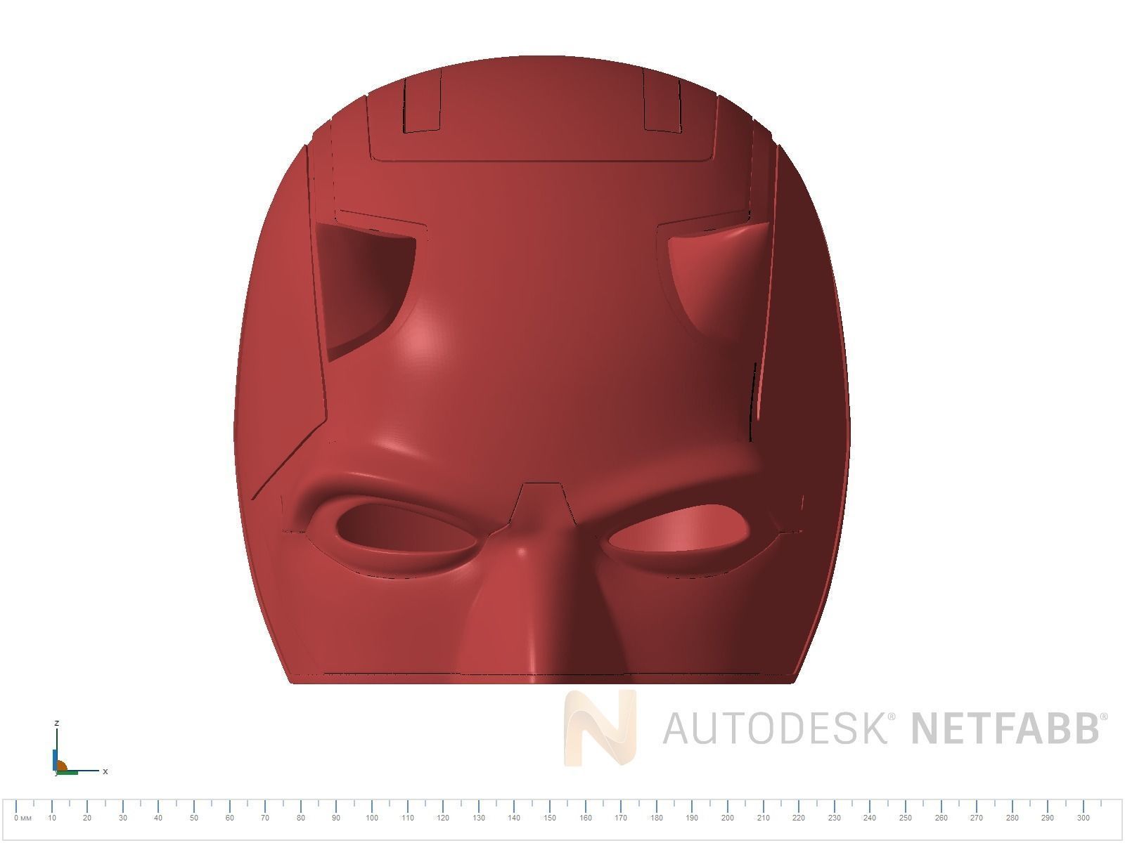 Daredevil Helmet from Netflix 3 season 3D print model_1