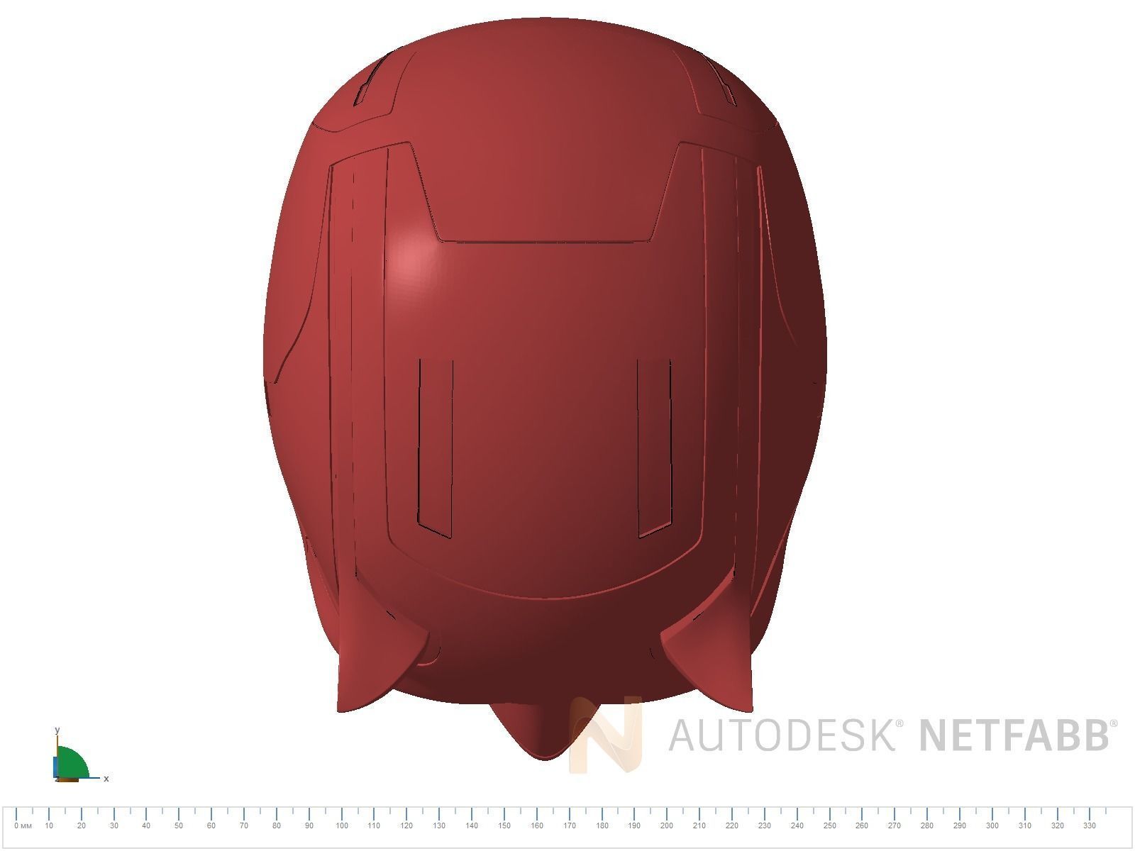 Daredevil Helmet from Netflix 3 season 3D print model_4