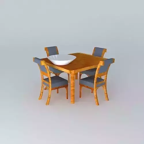Dining Table Free 3D model