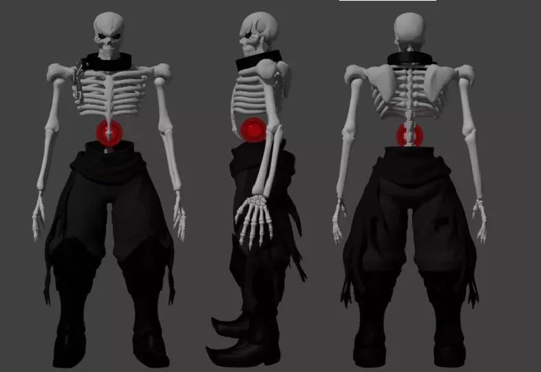 Ainz Ooal Gown in Overlord 3D model_0