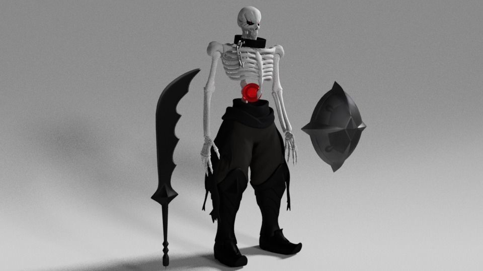 Ainz Ooal Gown in Overlord 3D model_1