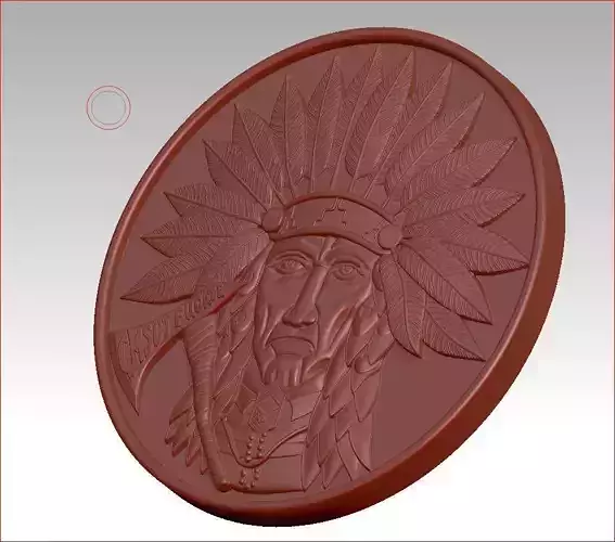 medallion indian head