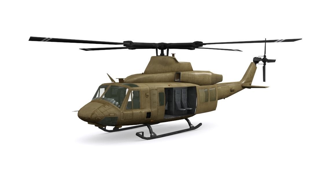 UH 1 Y Venom Low-poly 3D model_1