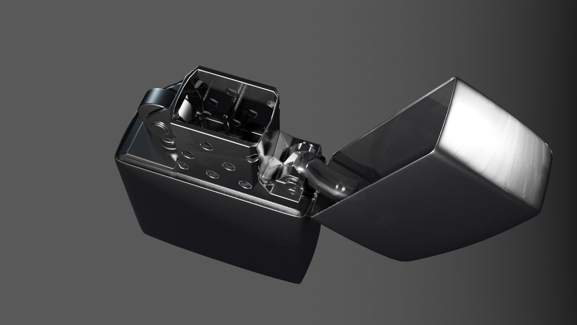 Lighter Low-Poly Low-poly 3D model_3