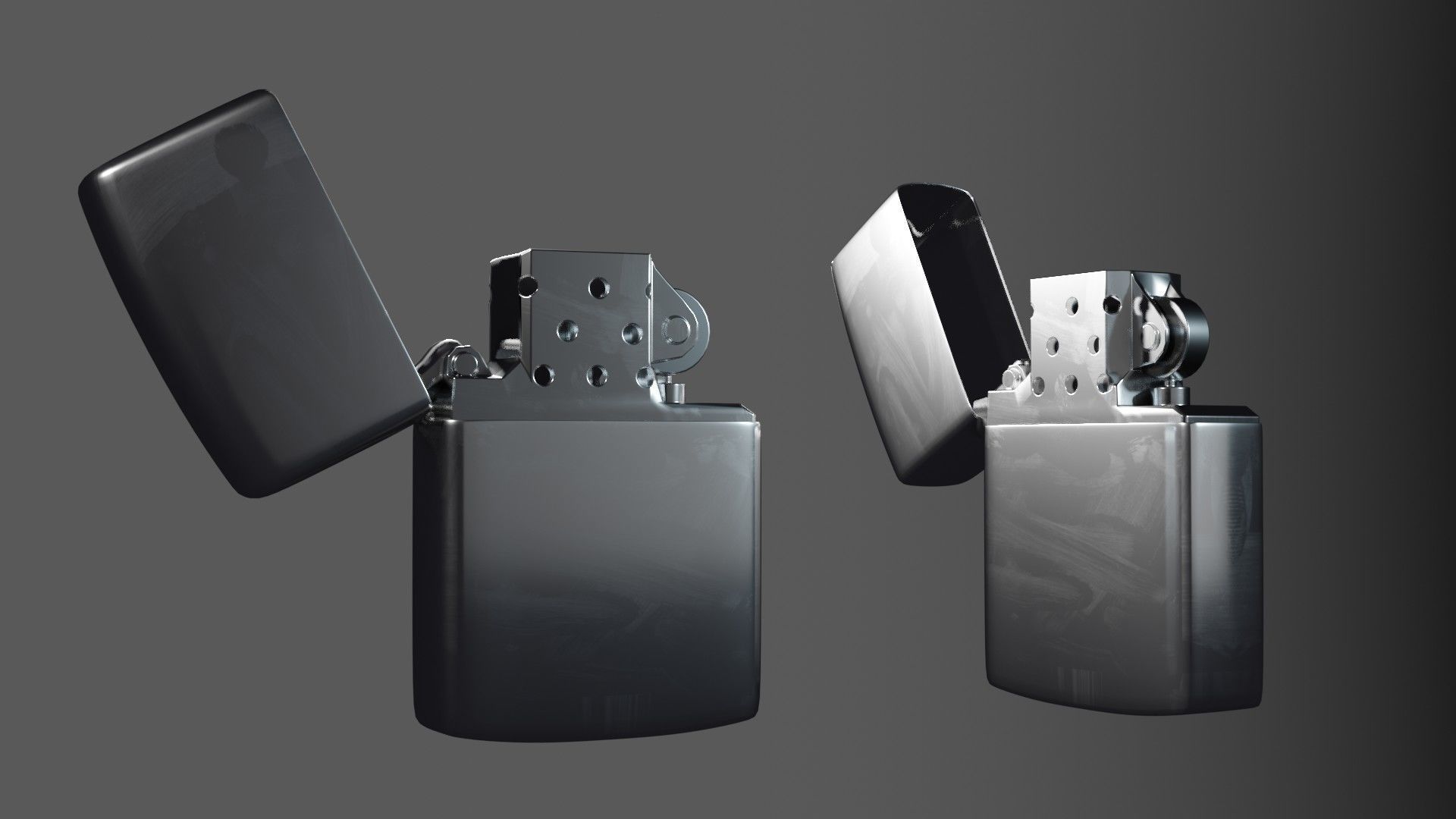 Lighter Low-Poly Low-poly 3D model_4