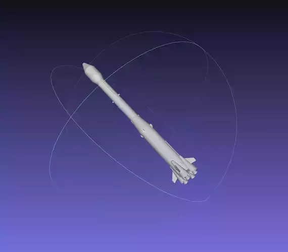 Ariane 1 Rocket Model 3D print model