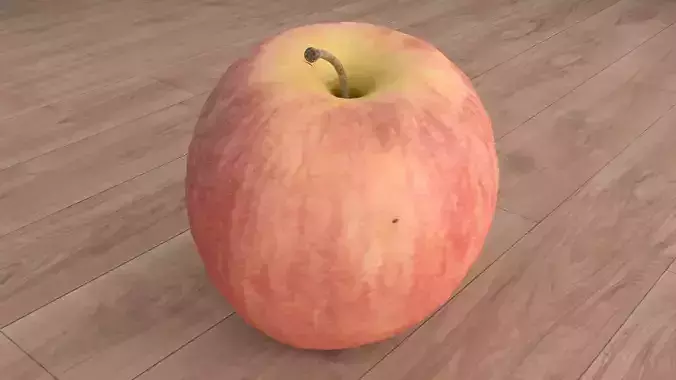 Apple Low-poly 3D model